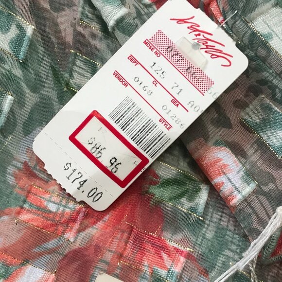 Vintage Julian Wilder Deadstock Sheer Cardigan Women's 8 Lord & Taylor USA NEW - Picture 12 of 13